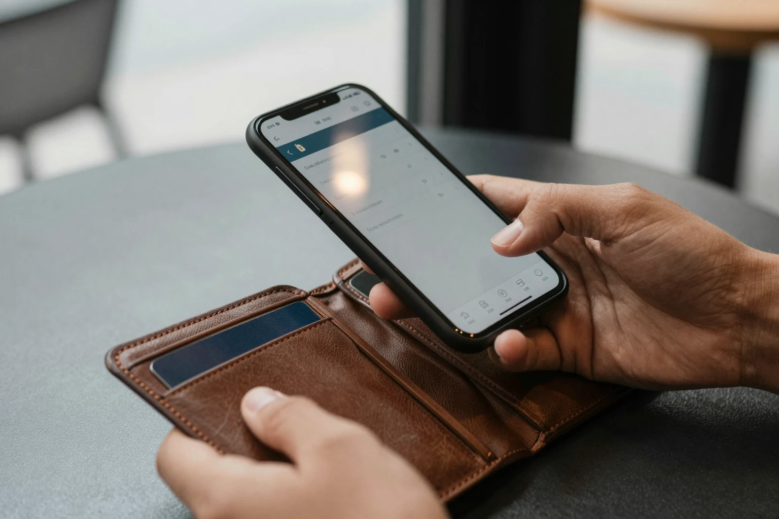 Comparar precios en el teléfono, con la cartera a la mano.